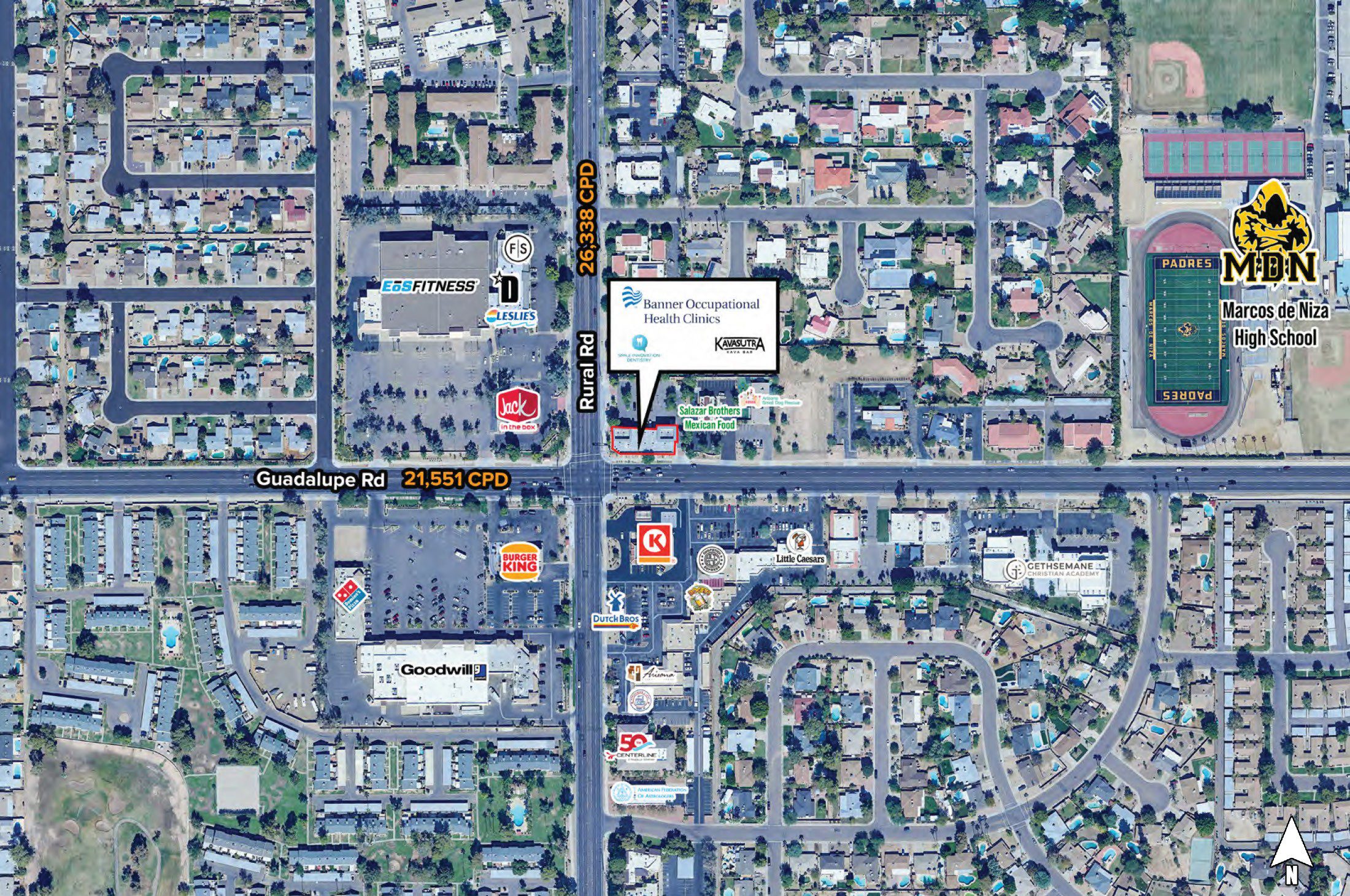 Guadalupe Rd and Rural Rd – NEC