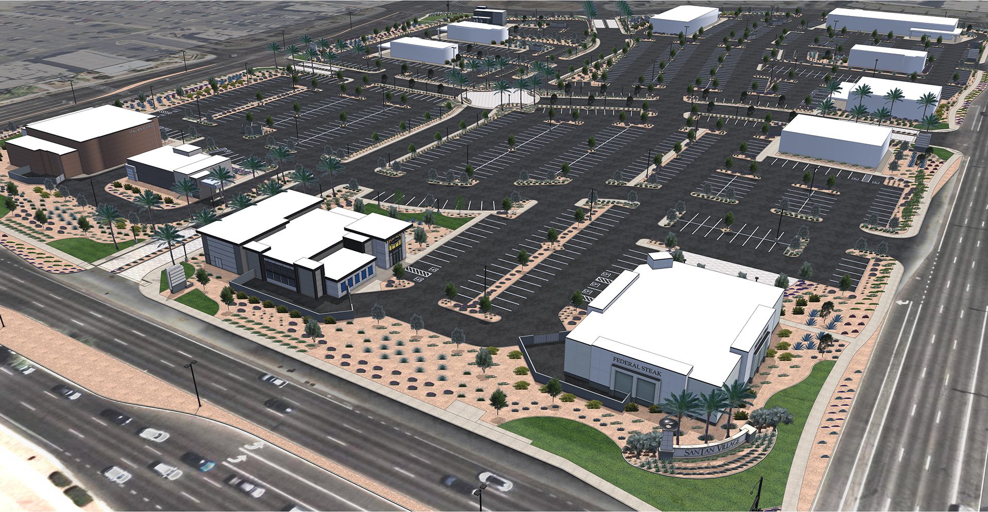 Williams Field Rd and SanTan Village Pkwy