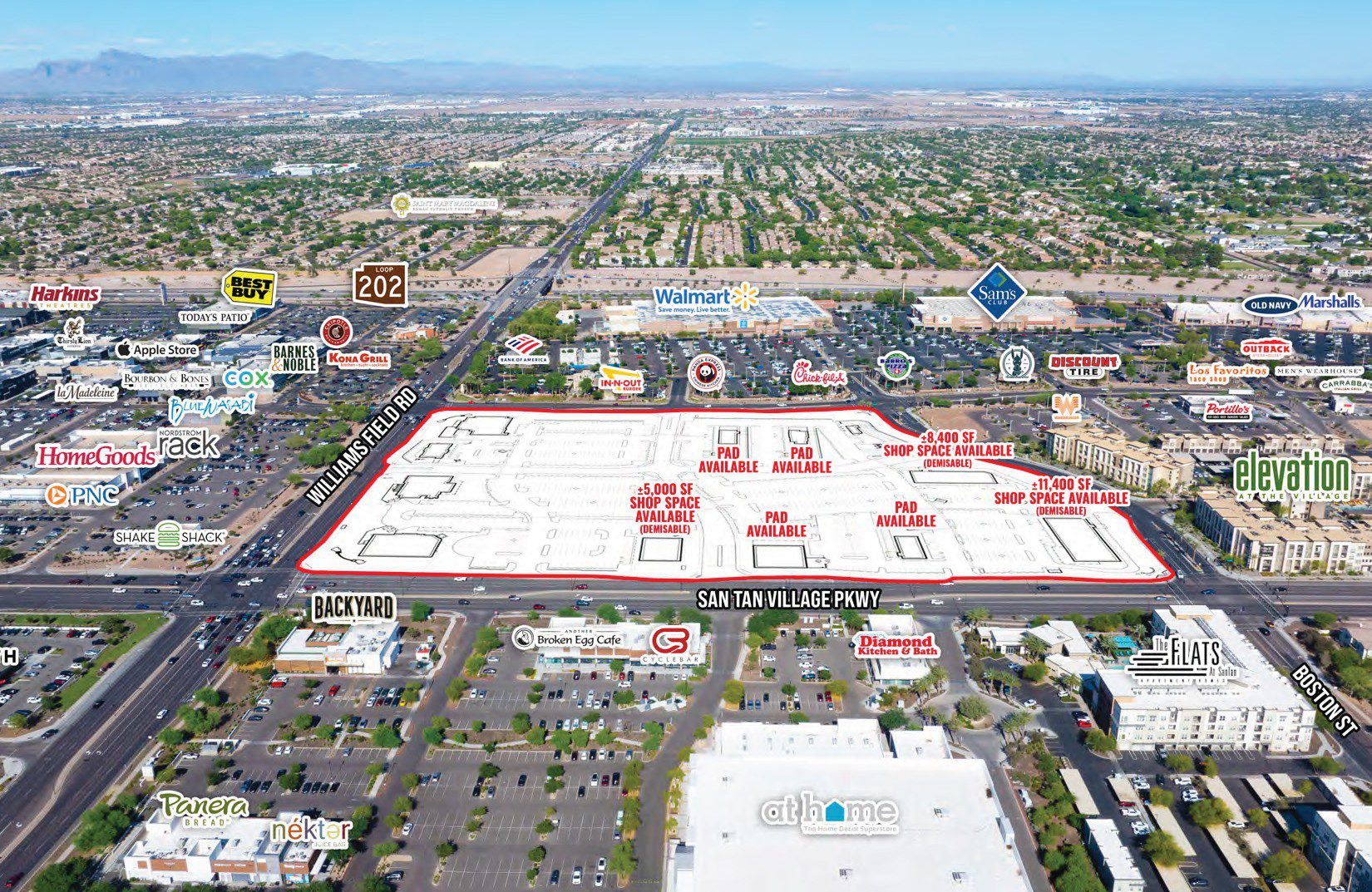 Williams Field Rd and SanTan Village Pkwy – SEC