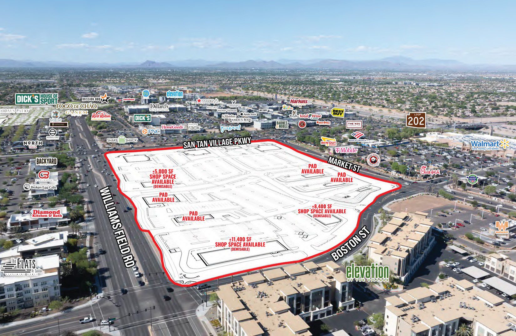 Williams Field Rd and SanTan Village Pkwy – SEC