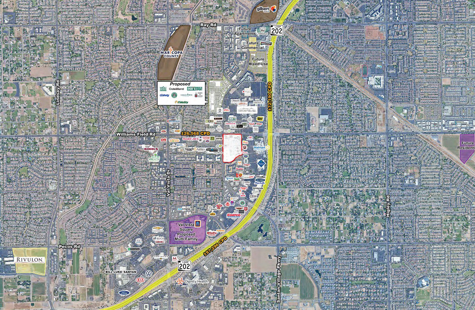 Williams Field Rd and SanTan Village Pkwy – SEC