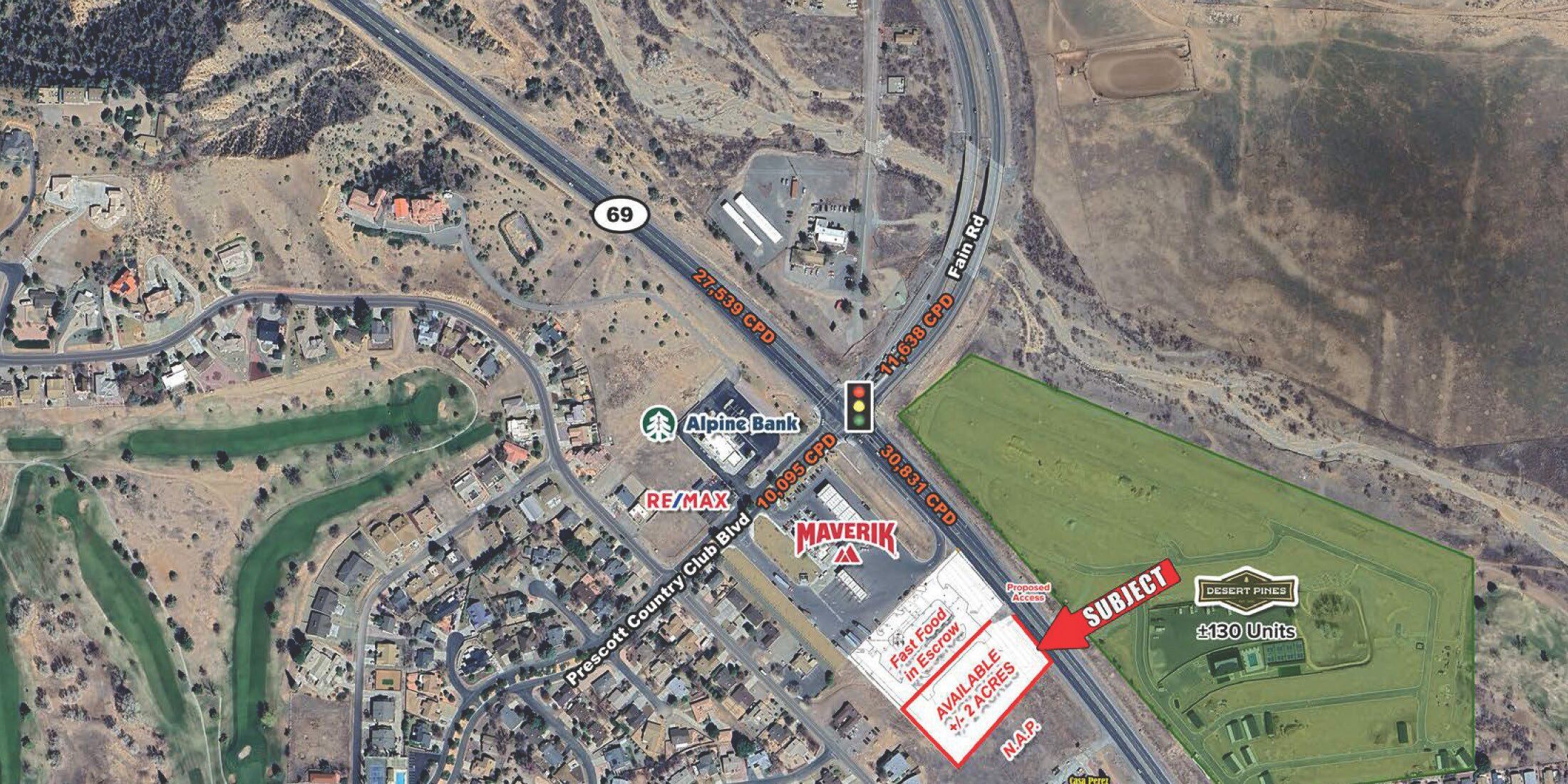 US 69 and Prescott Country Club Boulevard