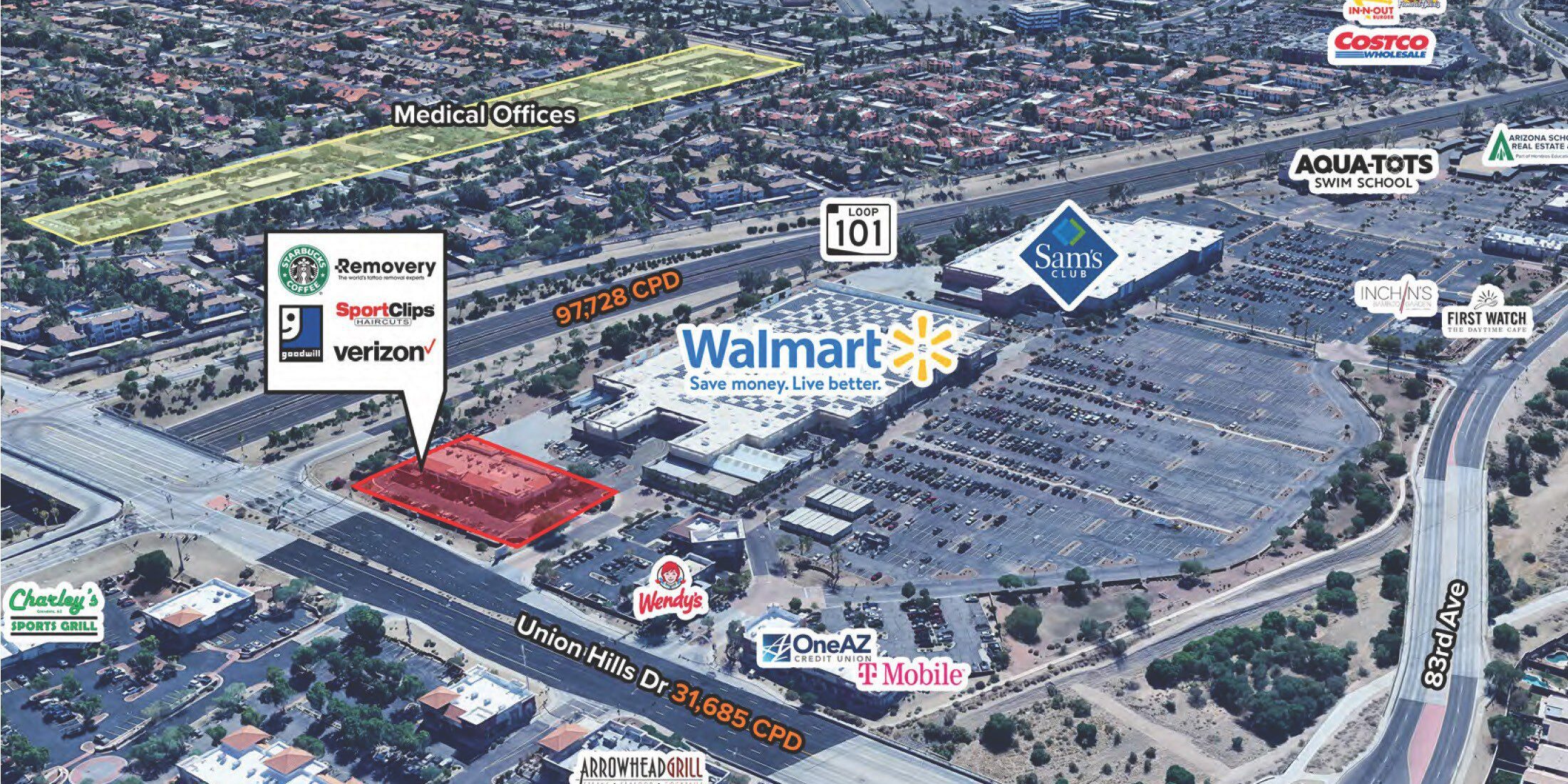 Union Hills Dr and Loop 101