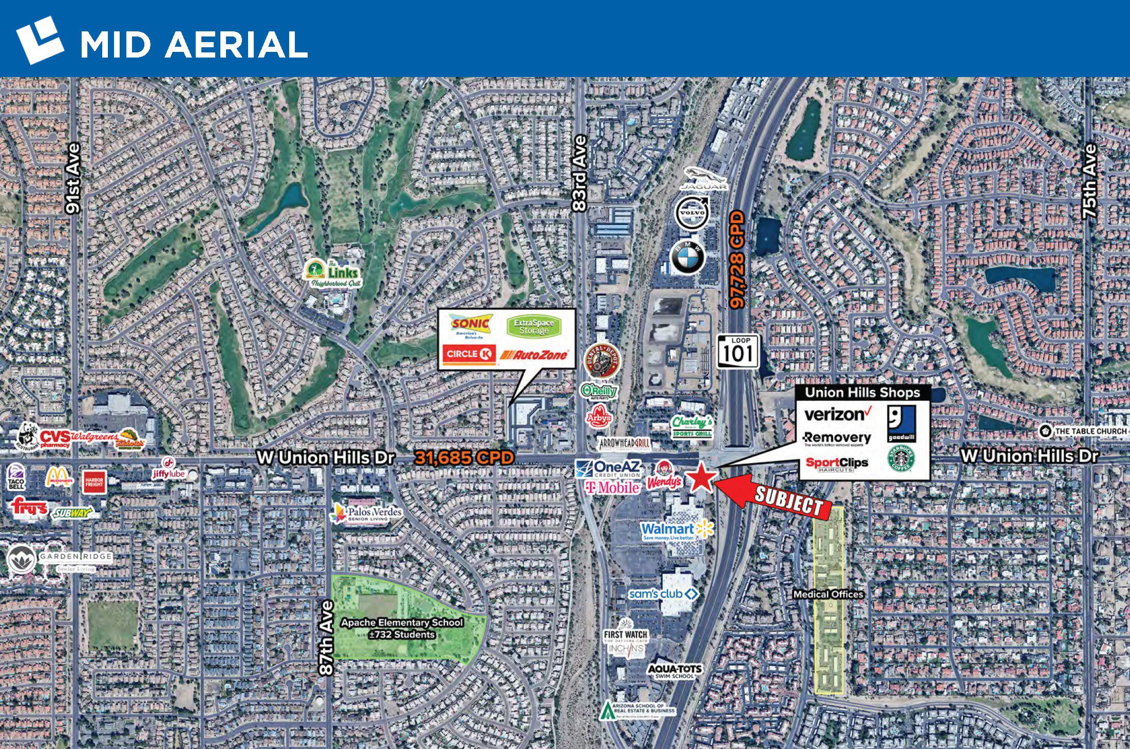 Union Hills Dr and Loop 101 – SWC