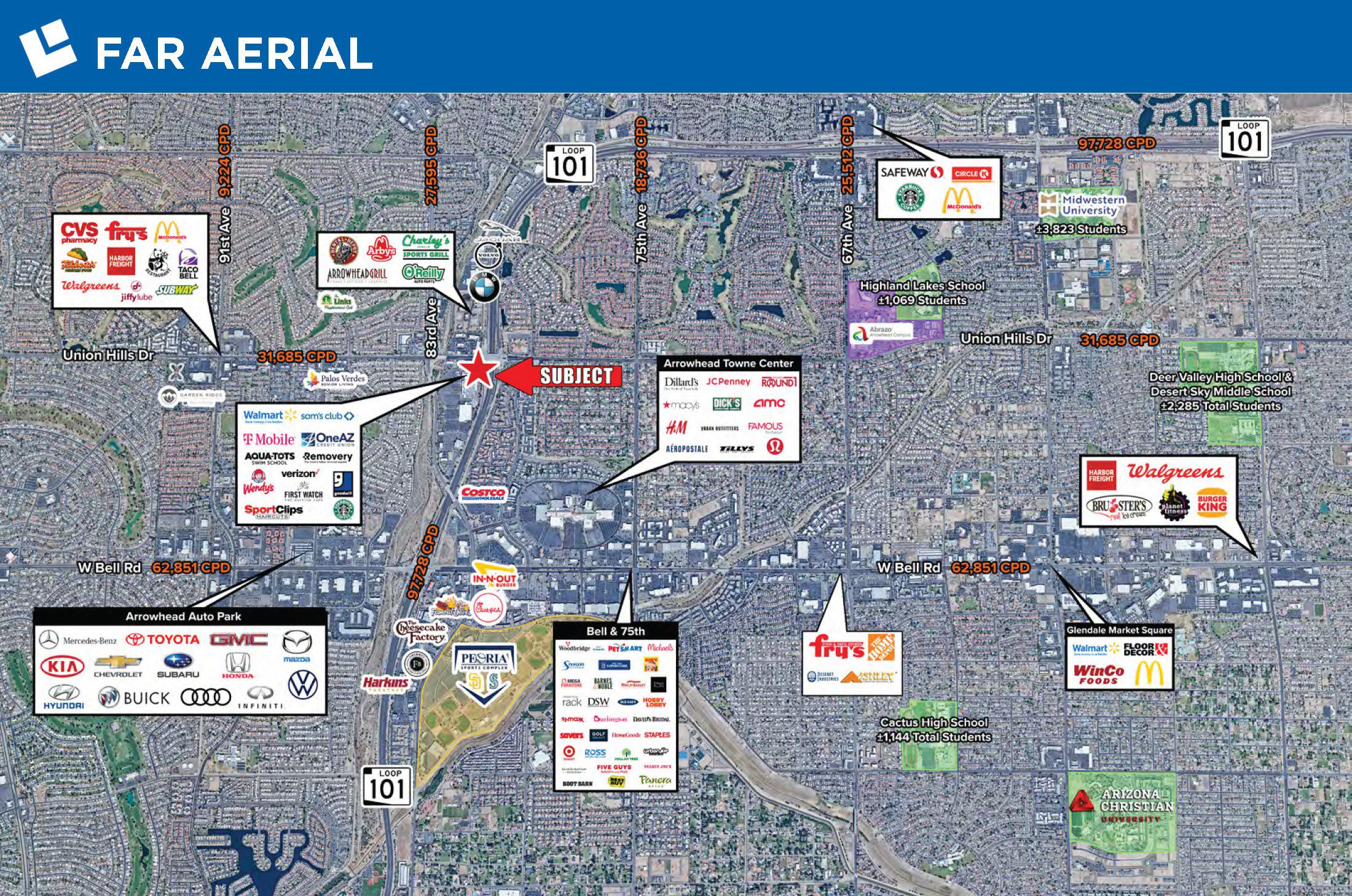 Union Hills Dr and Loop 101 – SWC