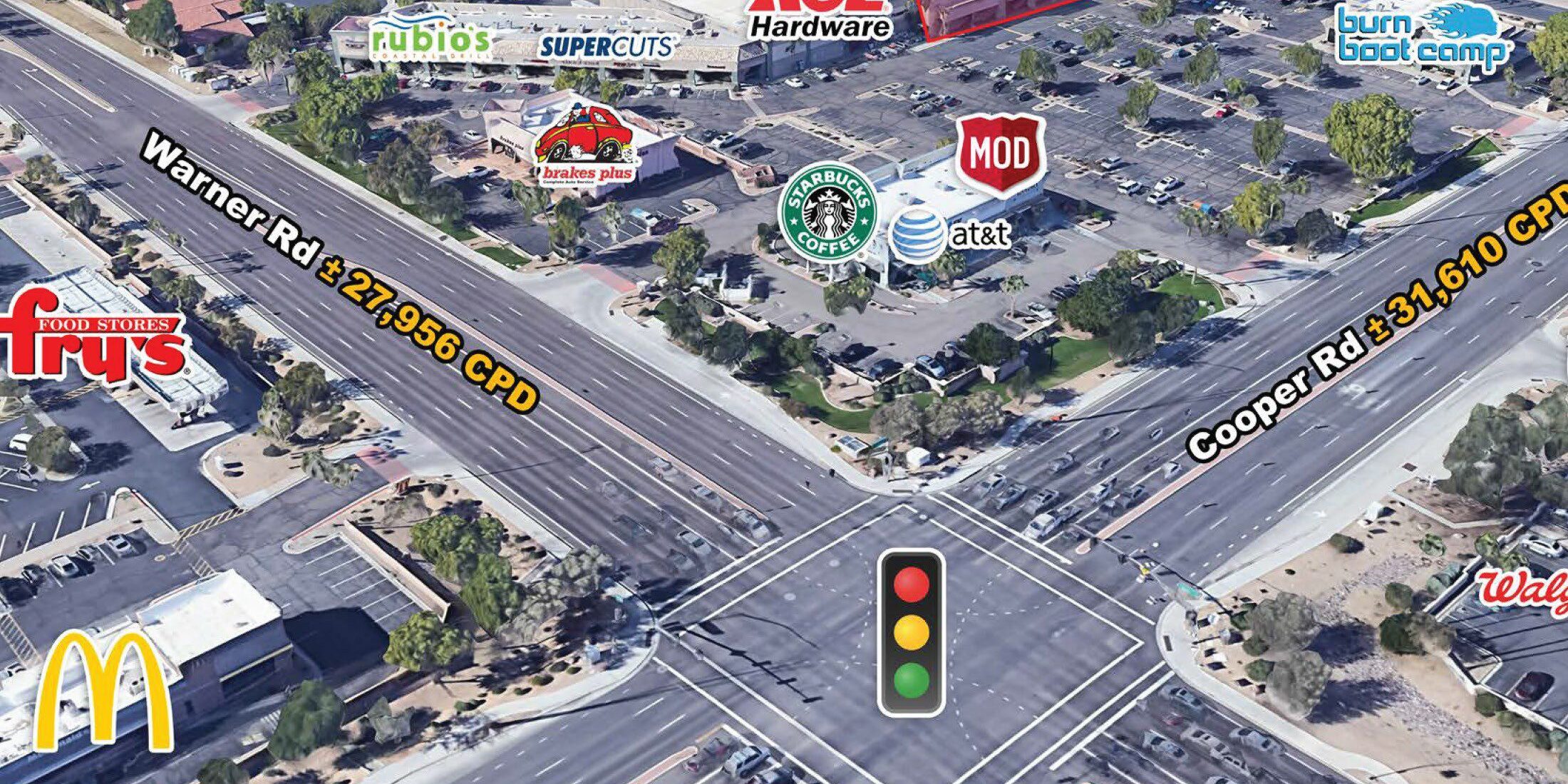 Warner Road and Cooper Road