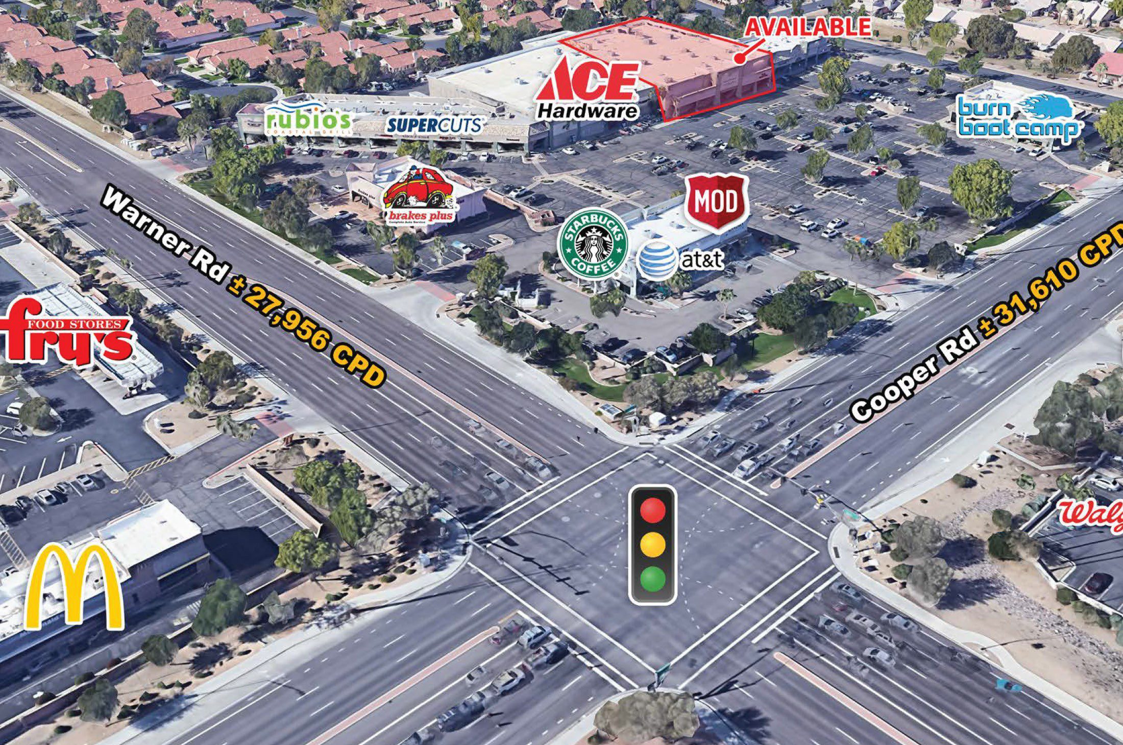 Warner Road and Cooper Road