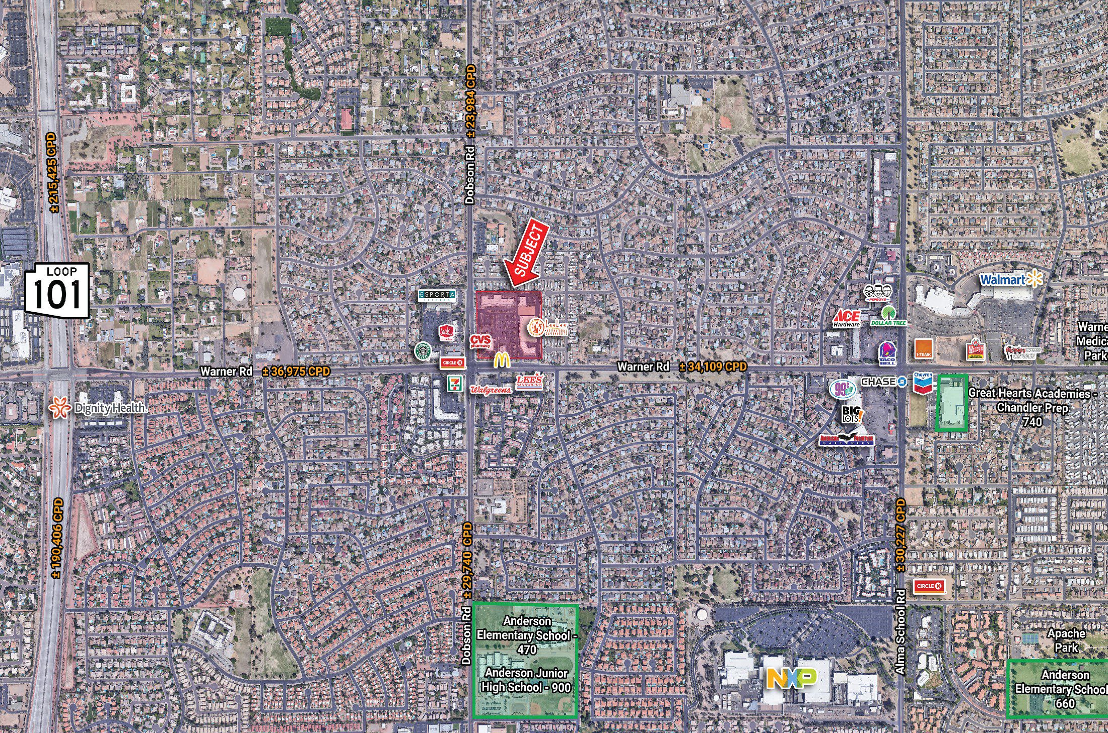 Warner Rd and Dobson Rd – NEC