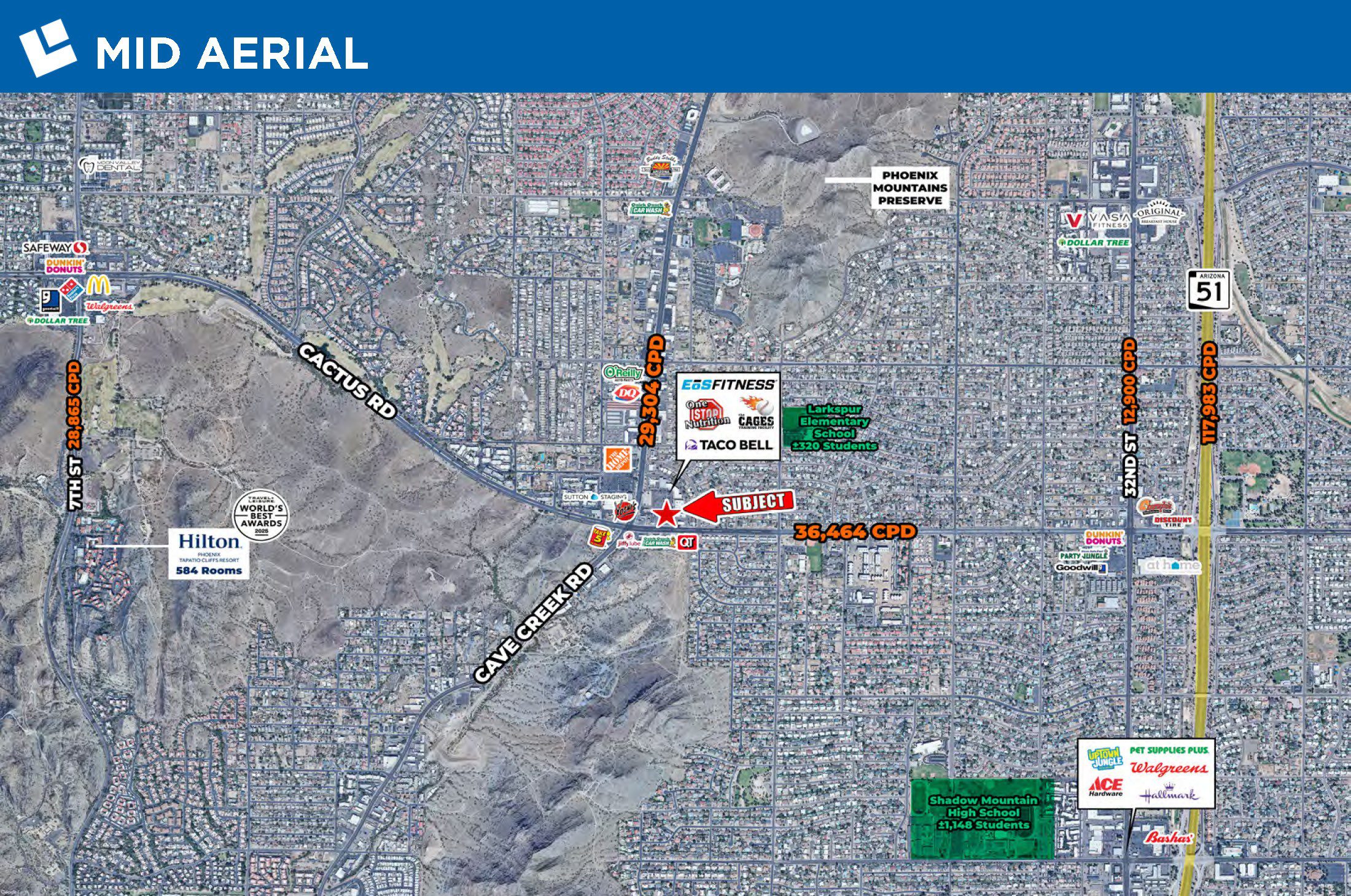 Cactus Rd and Cave Creek Rd – NEC
