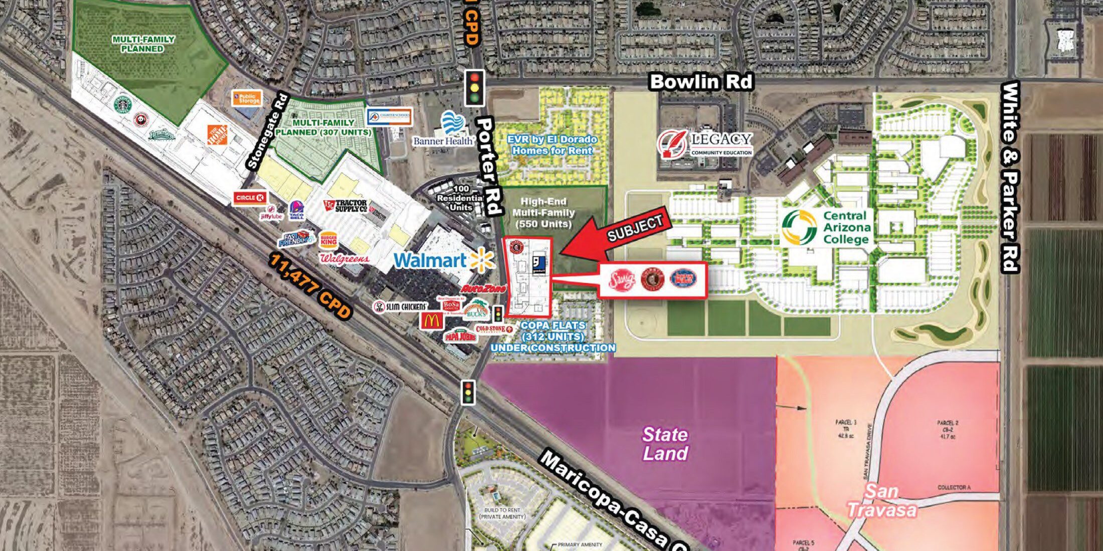 Maricopa-Casa Grande Hwy and Porter Rd