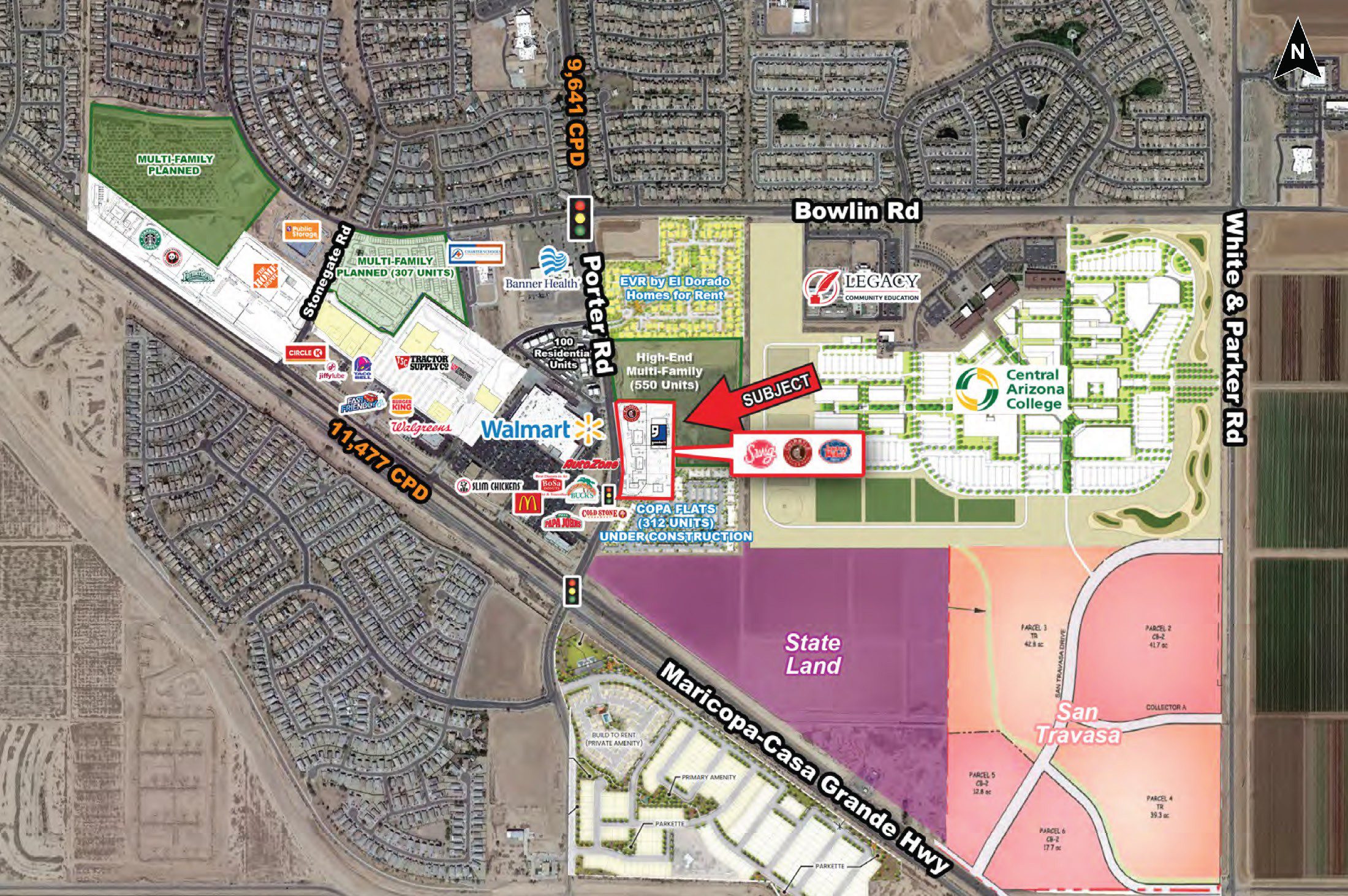 Maricopa-Casa Grande Hwy and Porter Rd