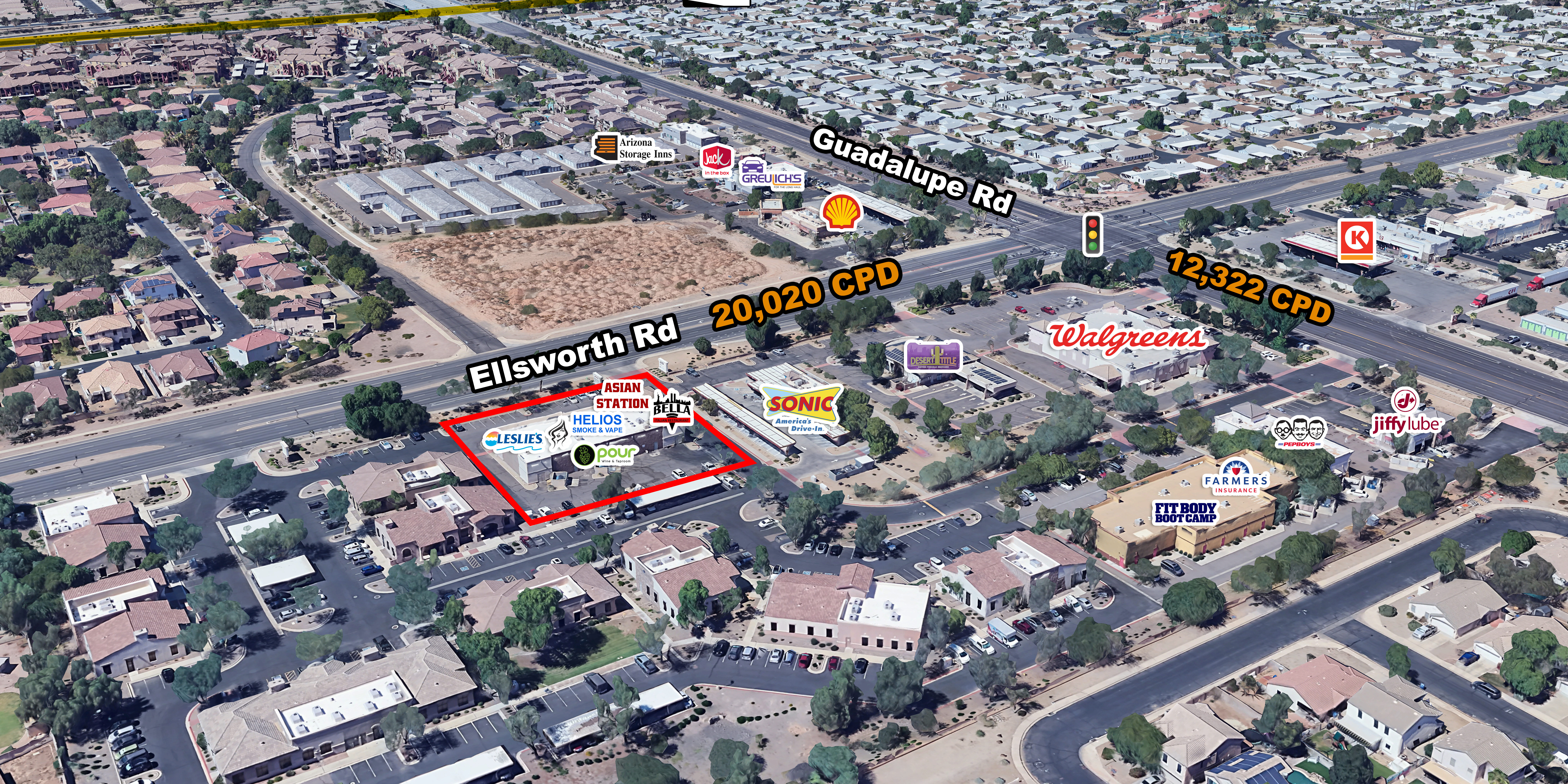 Guadalupe Rd and Ellsworth Rd - SEC