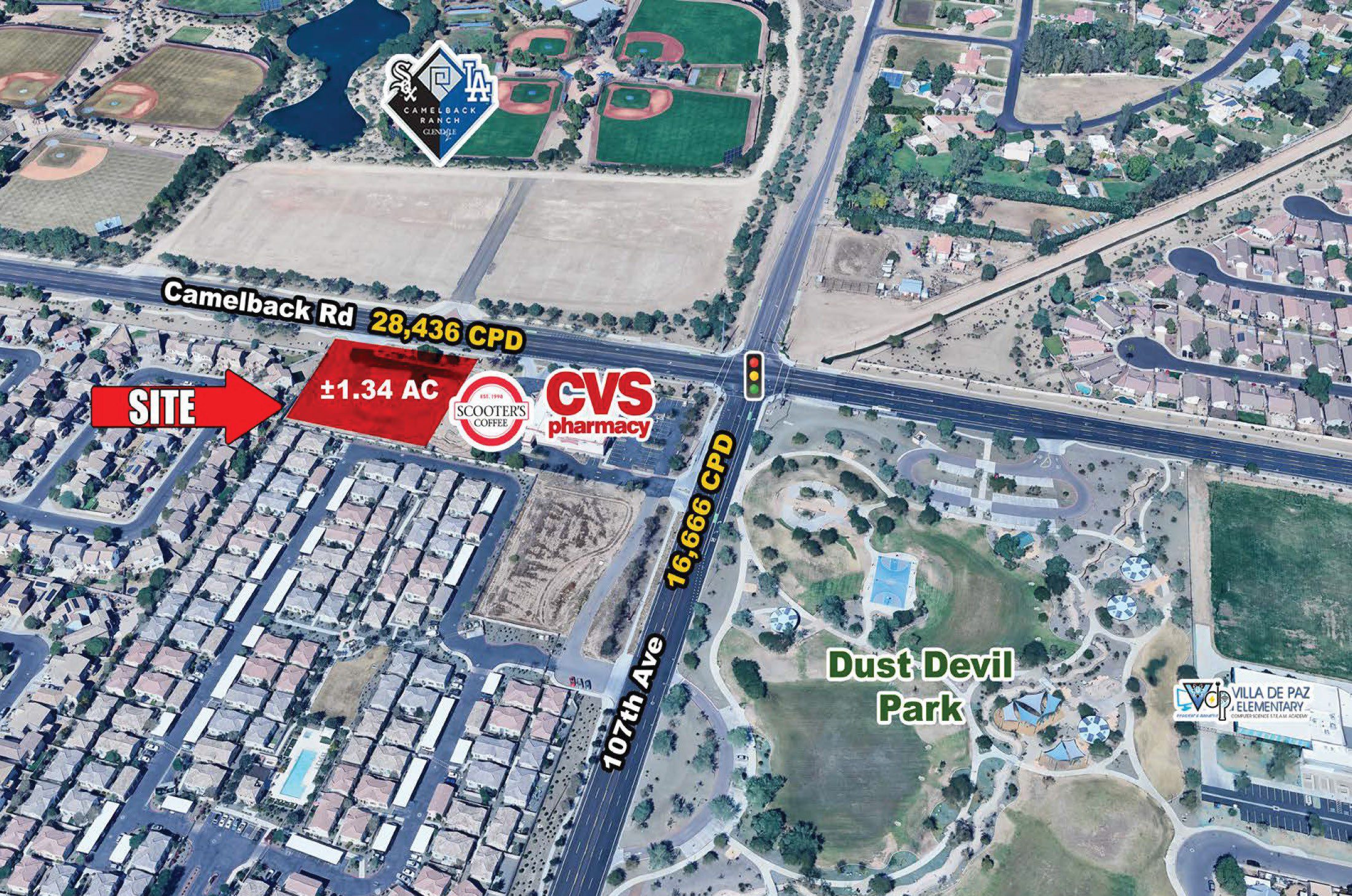 Camelback Rd and 107th Ave - SWC