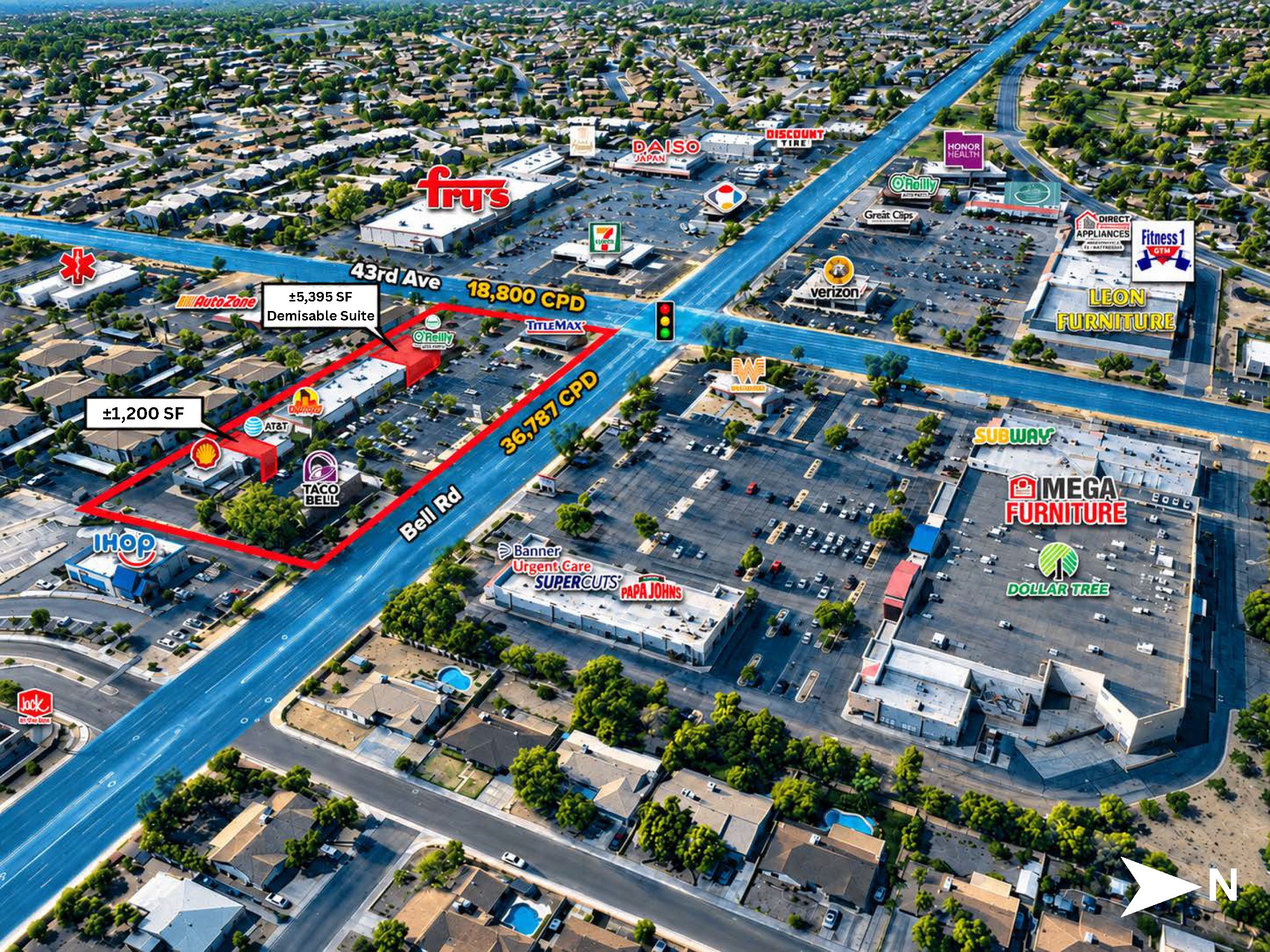 Bell Rd and 43rd Ave - SEC