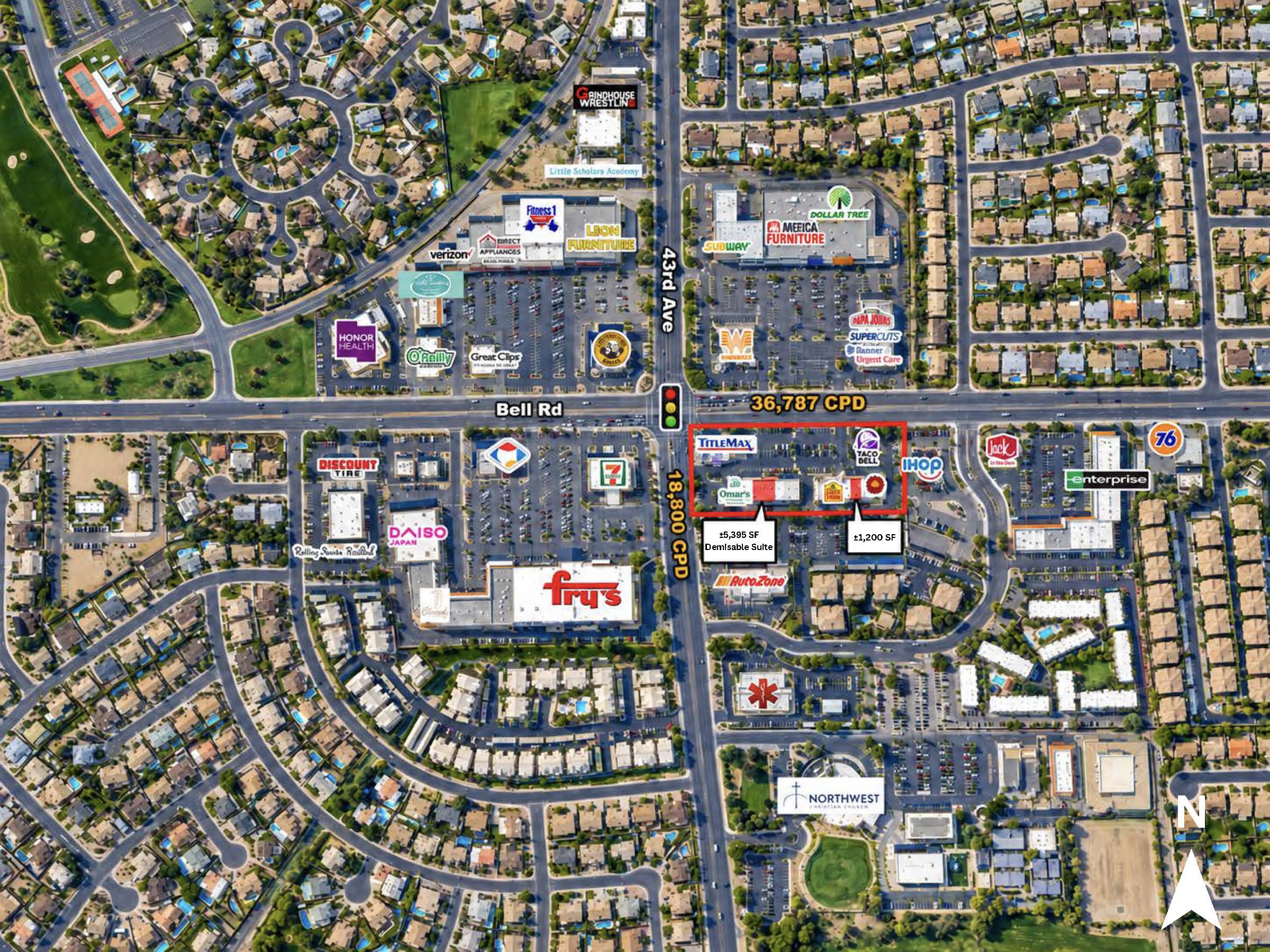 Bell Rd and 43rd Ave – SEC