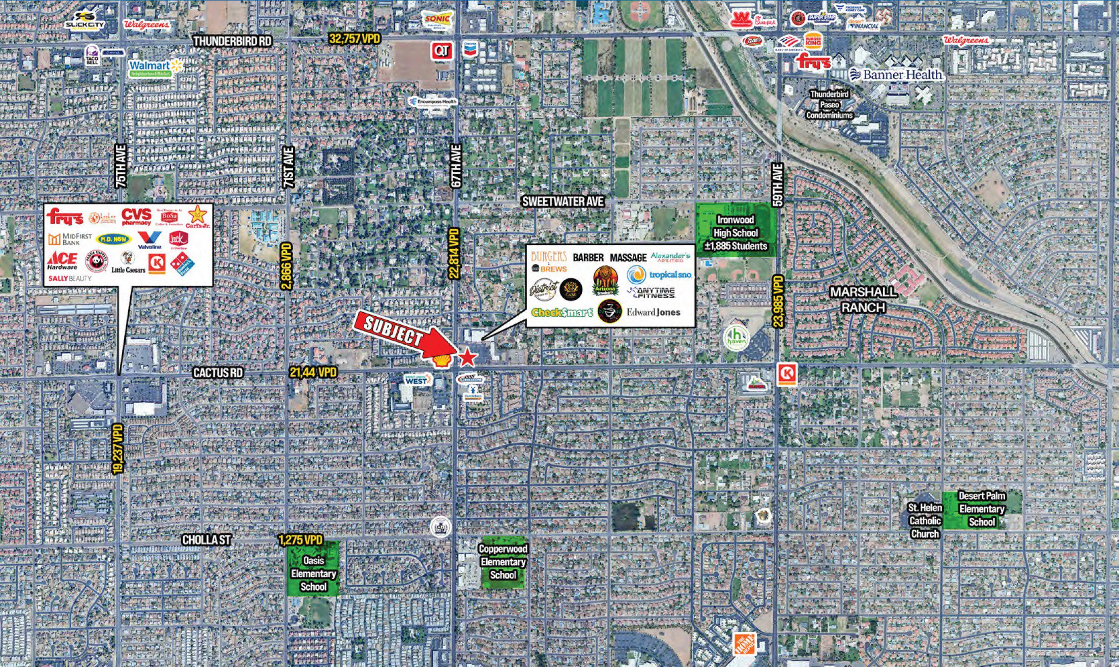Cactus Rd and 67th Ave – NEC