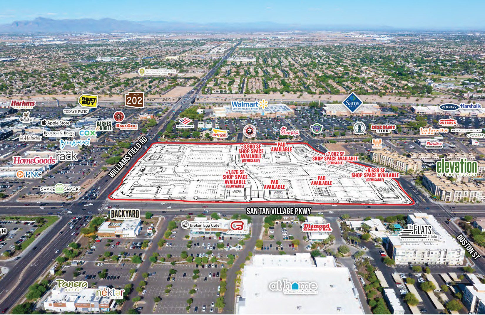 Williams Field Rd and SanTan Village Pkwy – SEC